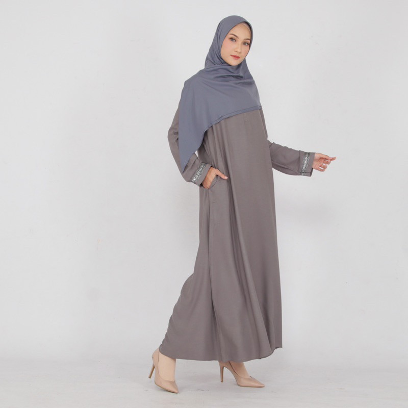 ABAYA BASIC RAYON TWILL by hawacorner Abaya polos basic rayon twill