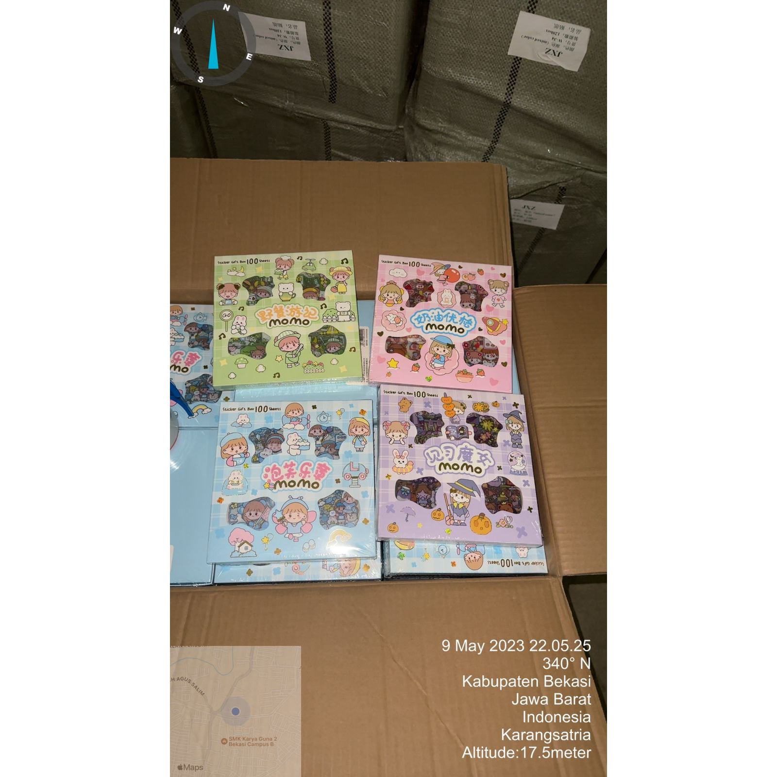 STICKER MOTIF KARTUN KOREA LUCU ANTI AIR/DEKORASI HANDBOOK SCRAPBOOK/STICKER BOTOL MINUM VD