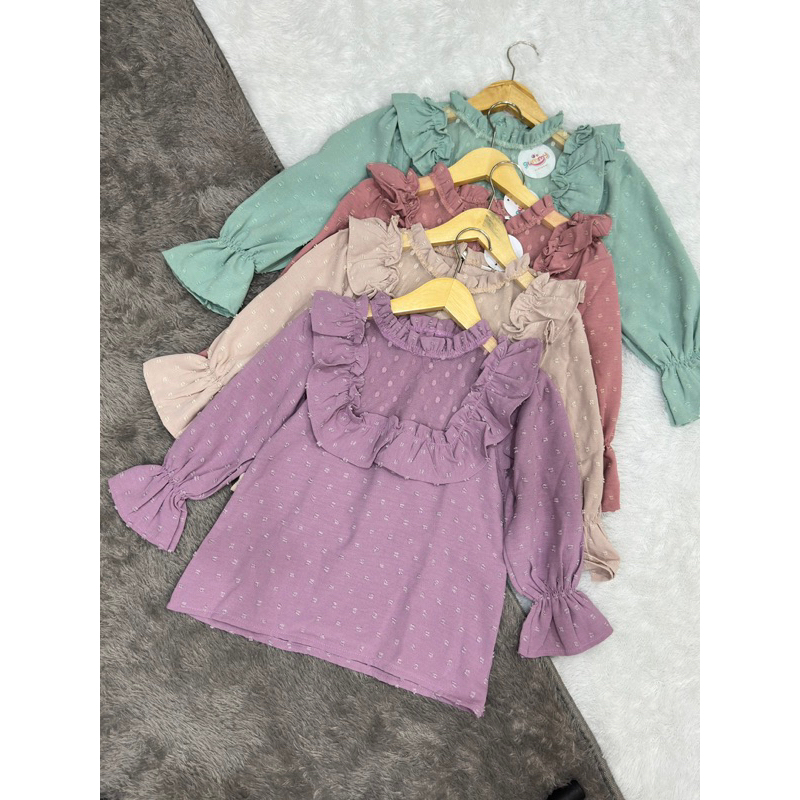 KINAN BLOUSE TULLE Anak Perempuan 2-6 Tahun