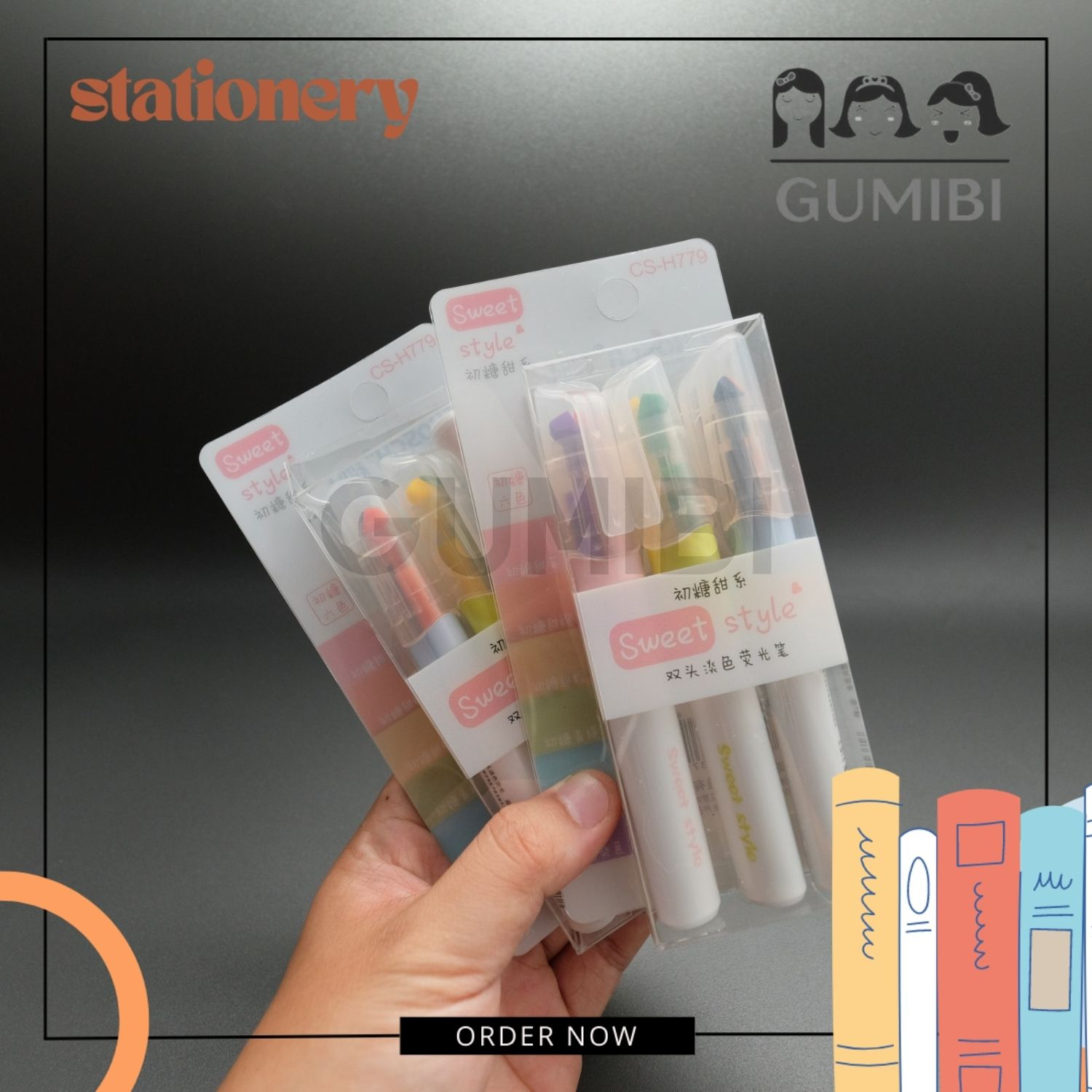 

STABILO KEMBAR PAKET STABILO KEMBAR DUA SISI 1 BOX ISI 3 PCS HIGHLIGHTER PASTEL COLOR VIRAL TERMURAH