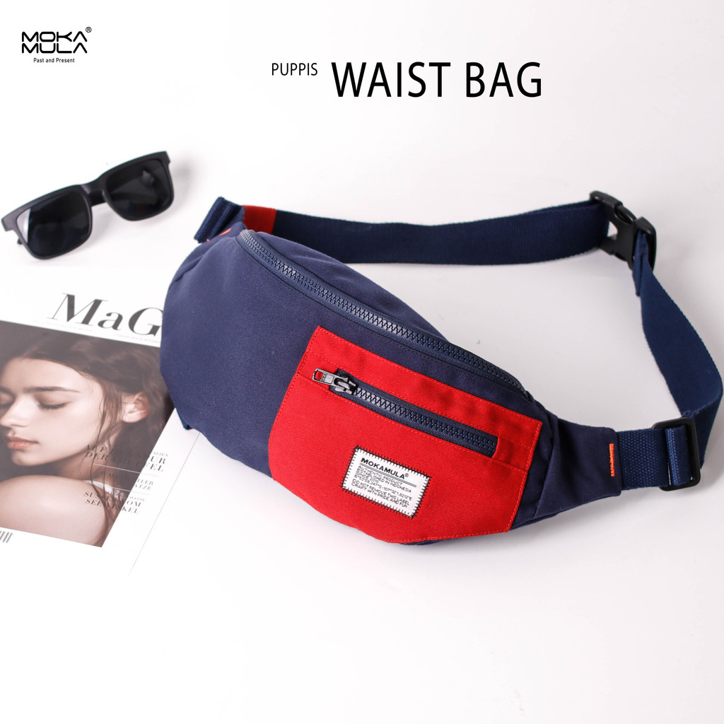 Waistbag Pria Wanita Tas Pinggang - Puppis Mokamula