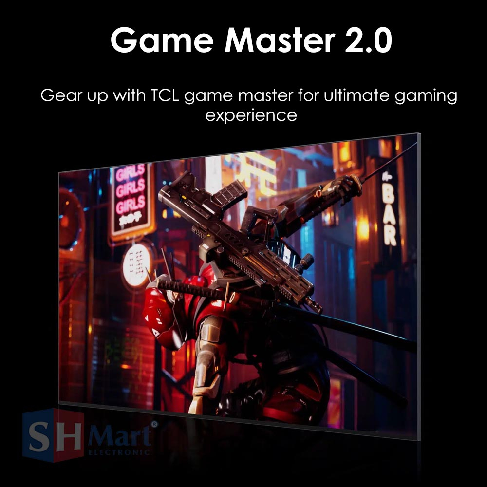 TV TCL 55 INCH QLED 4K UHD GOOGLE TV GAME MASTER PRO VRR 144Hz GARANSI RESMI