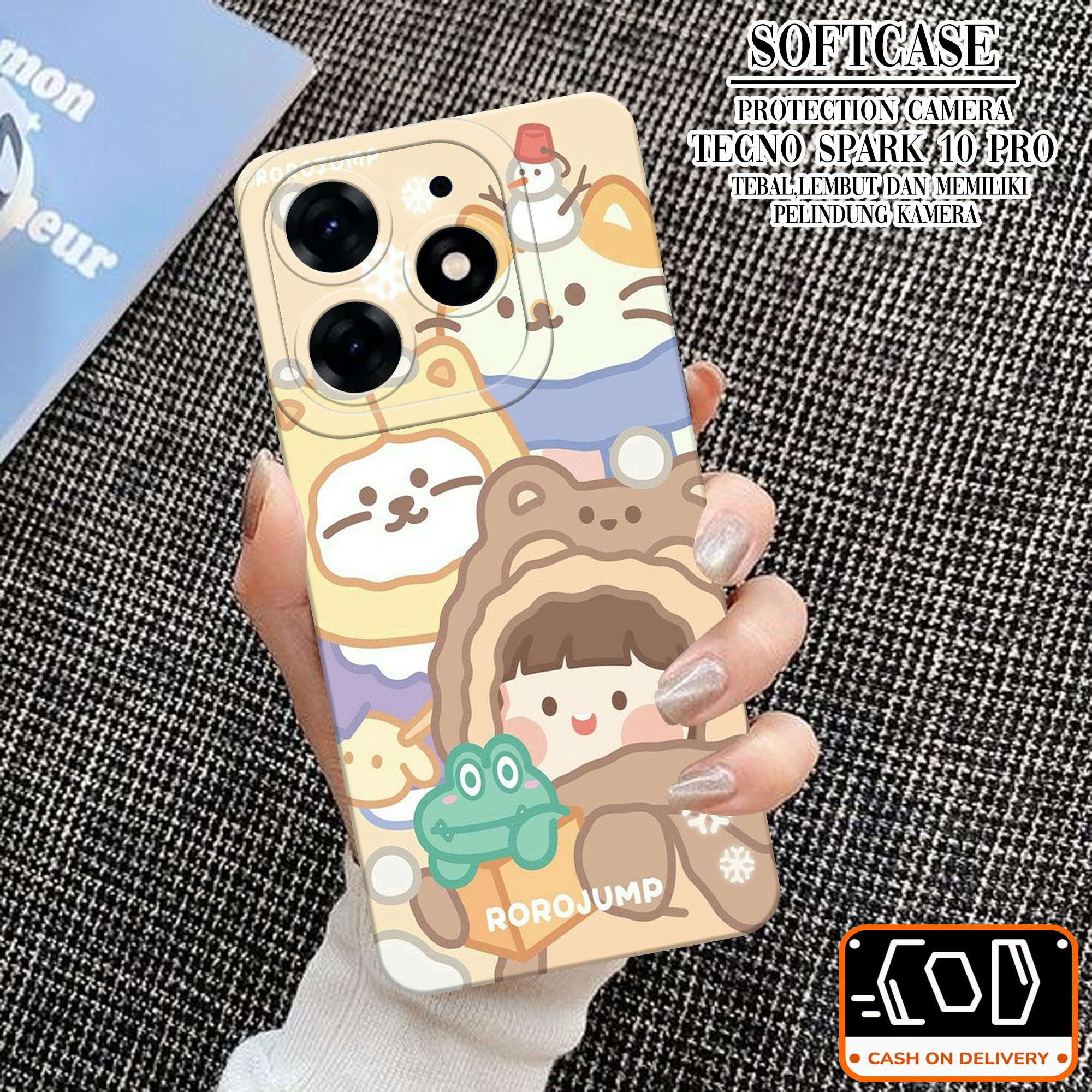 Softcase TECNO SPARK 10 PRO 2023 Soft Protection Camera Case TECNO SPARK 10 PRO 2023 Terbaru Pelindu