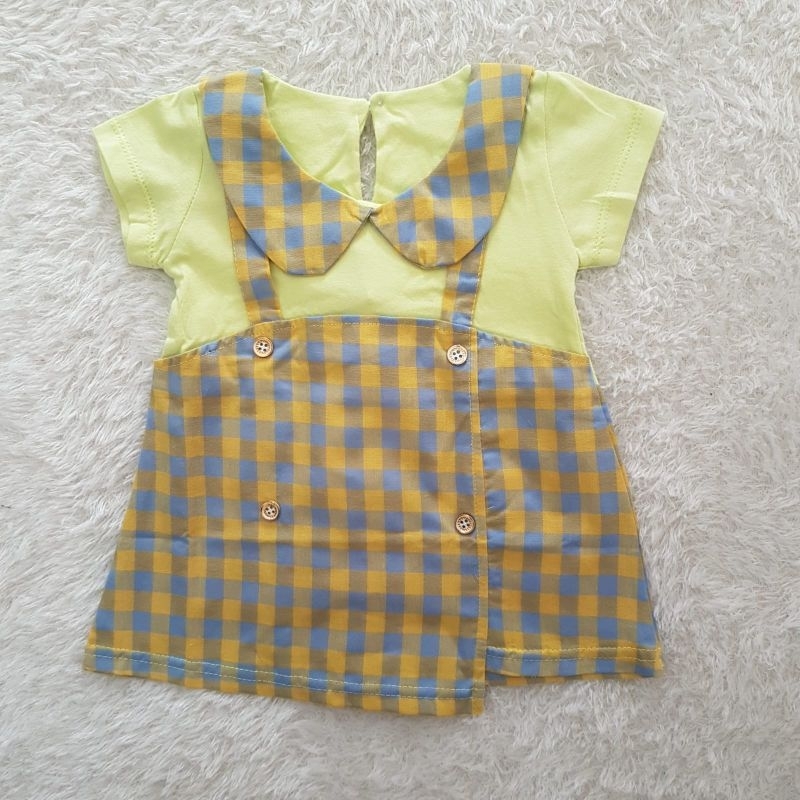 Baju Bayi Import Ollie denim dress