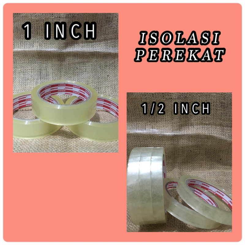 

ISOLASI PEREKAT 1 IN 1/2 IN BENING