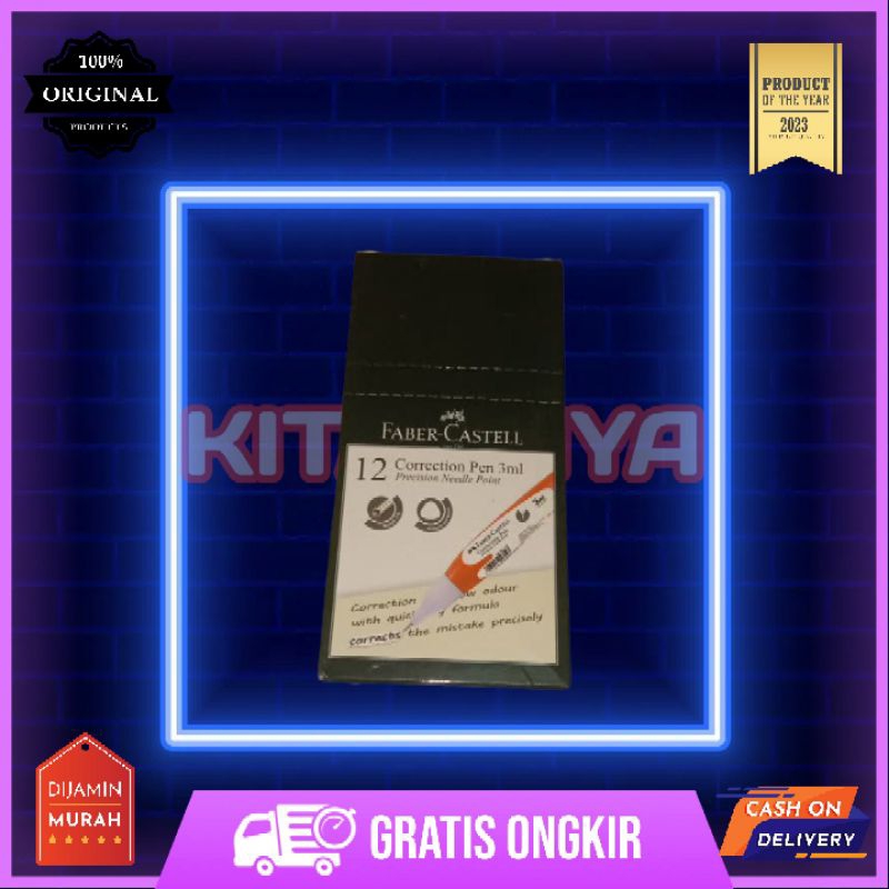 

tipex cair FABER-CASTELL correction pen ukuran mini 3ml