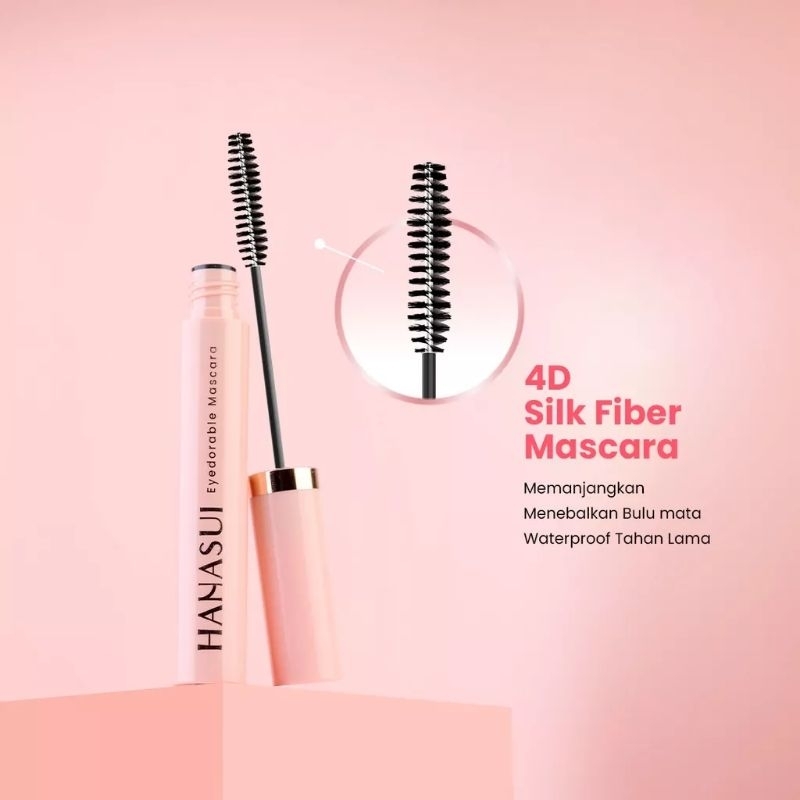 HANASUI Eyedorable Mascara - Instant Volume And Lift For Fuller Looking