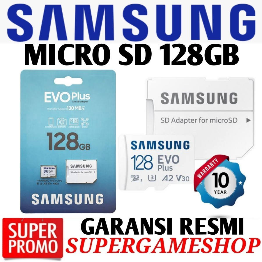 MicroSD 128GB - Micro SD 128GB EVO Plus Samsung MicroSD - MC 128GB