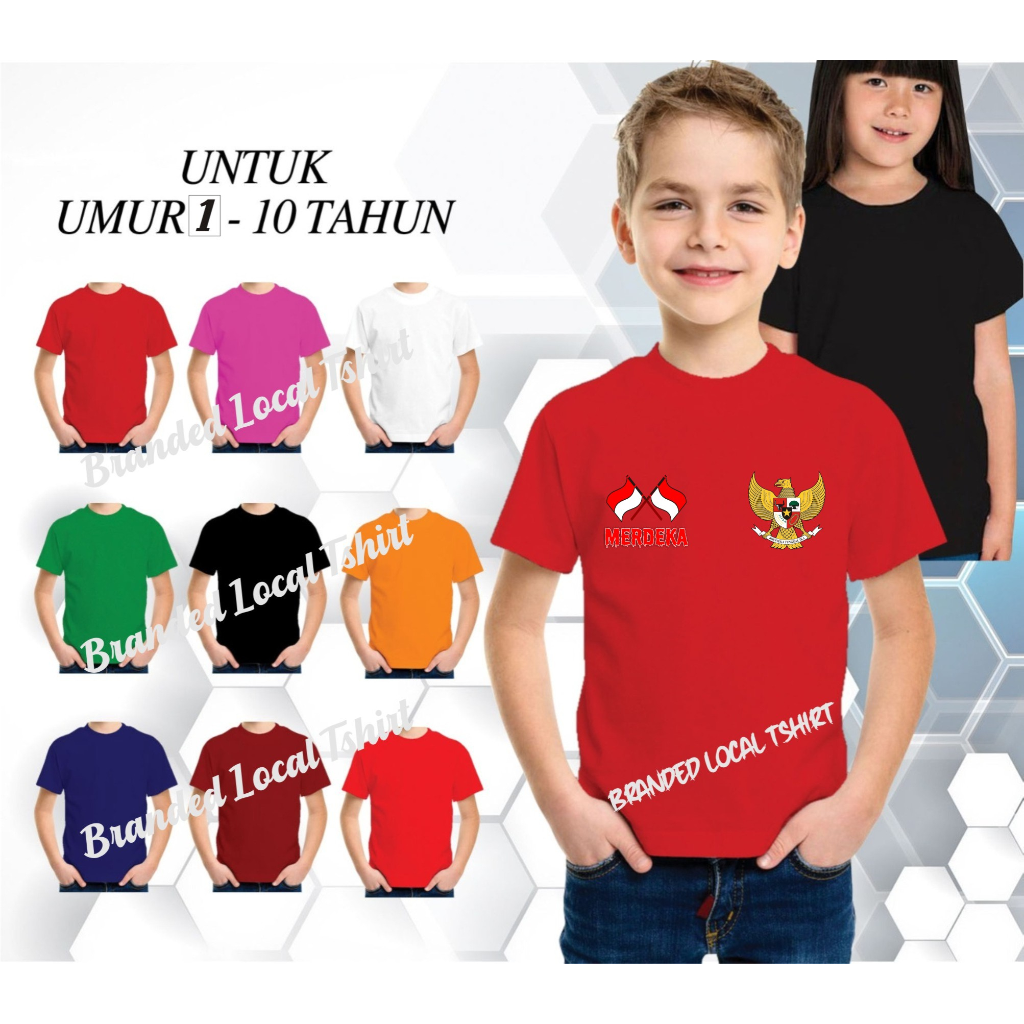 Beli 10 Pc Gratis 1 Pc Hut RI 78 Kaos Terlaris 17 Agustus 1945 78 Kemerdekaan Indonesia Kaos Merah Putih Hitam Kaos Cewek Cowok Anakxx12