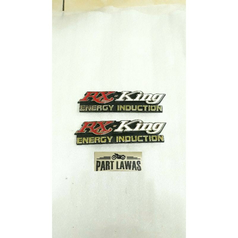emblem bok box dop cover aki acuu rx king kobra master cobra merah putih original ori tua lama 29n 8