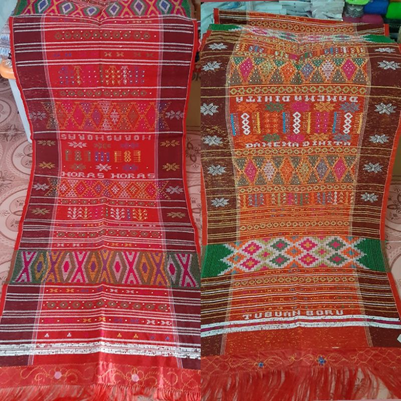 ULOS SADUM ARTURO ULOS SADUM ANGKOLA BONGGIT CANTIK BATAK MURAH MERAH SIHUNTI AMPANG