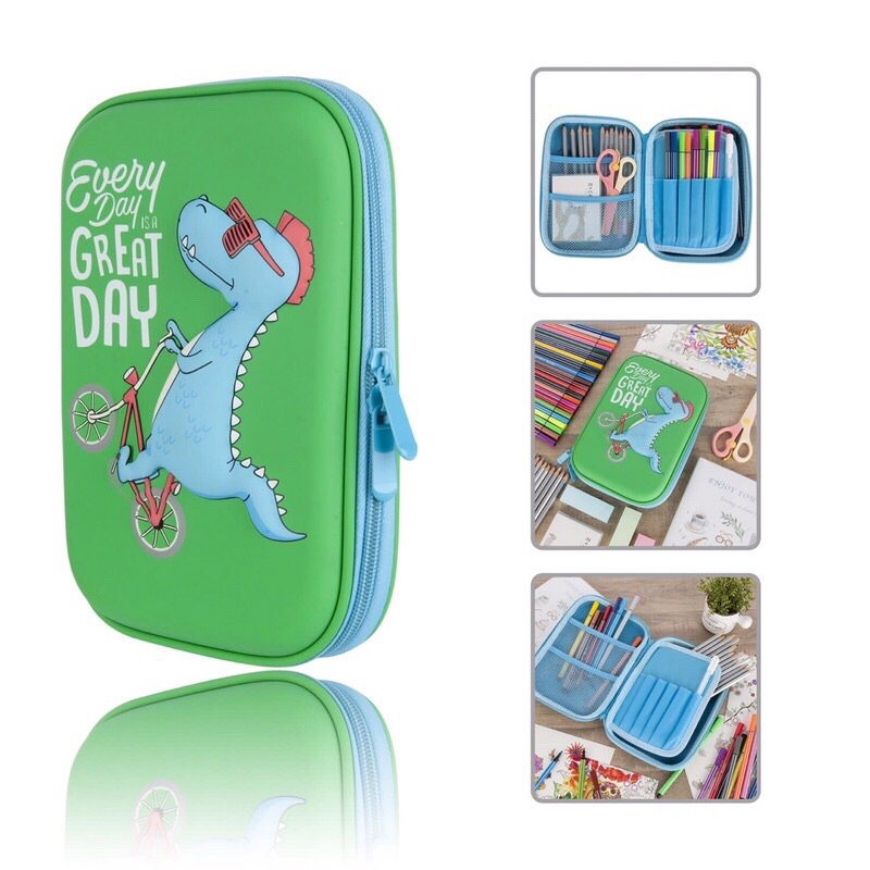 Kotak Pensil 3D Pencil Case MIRIP SMIGGLE Lookalike KB PG TK SD HardTop Organizer Lucu Tepak Alat Tulis