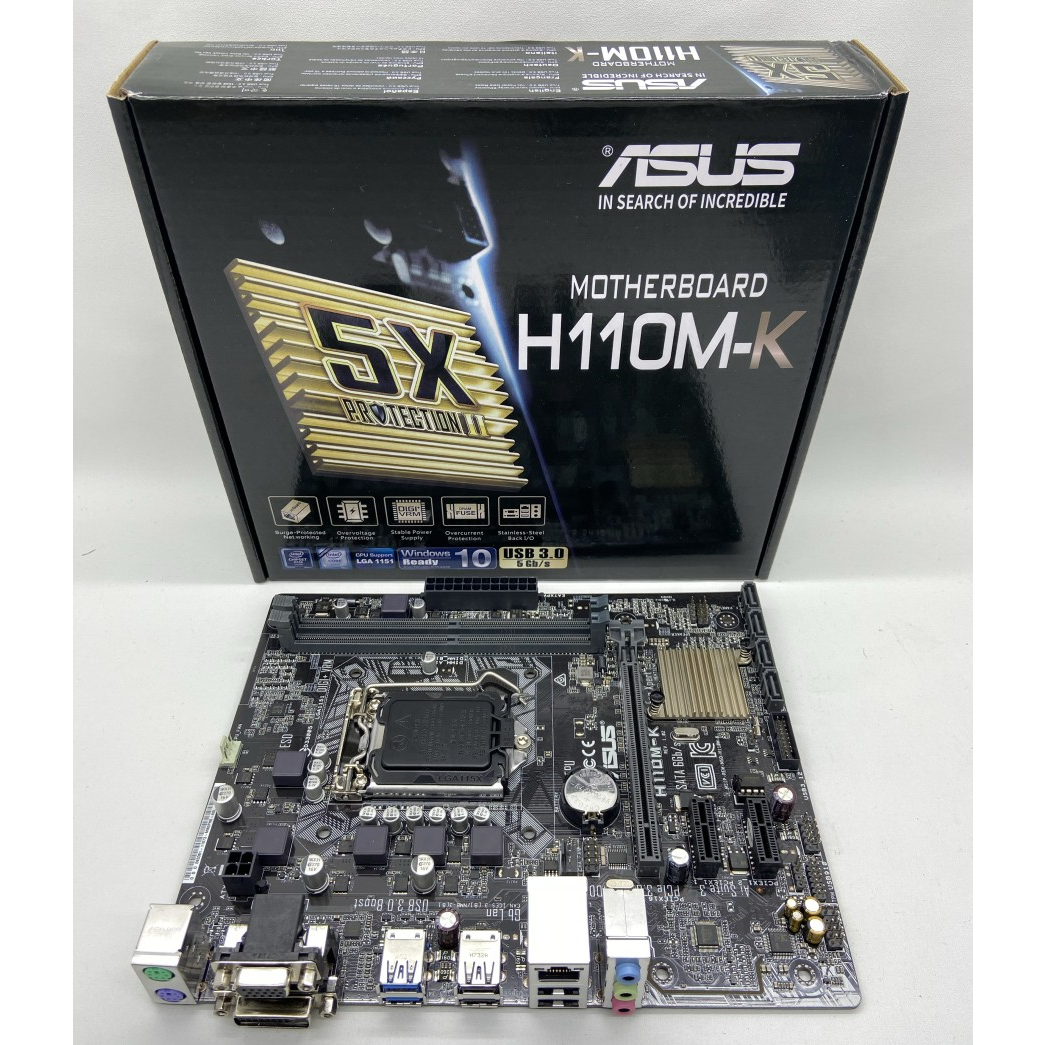 Motherboard Mainboard H110 LGA 1151 DDR4 ASUS NEW