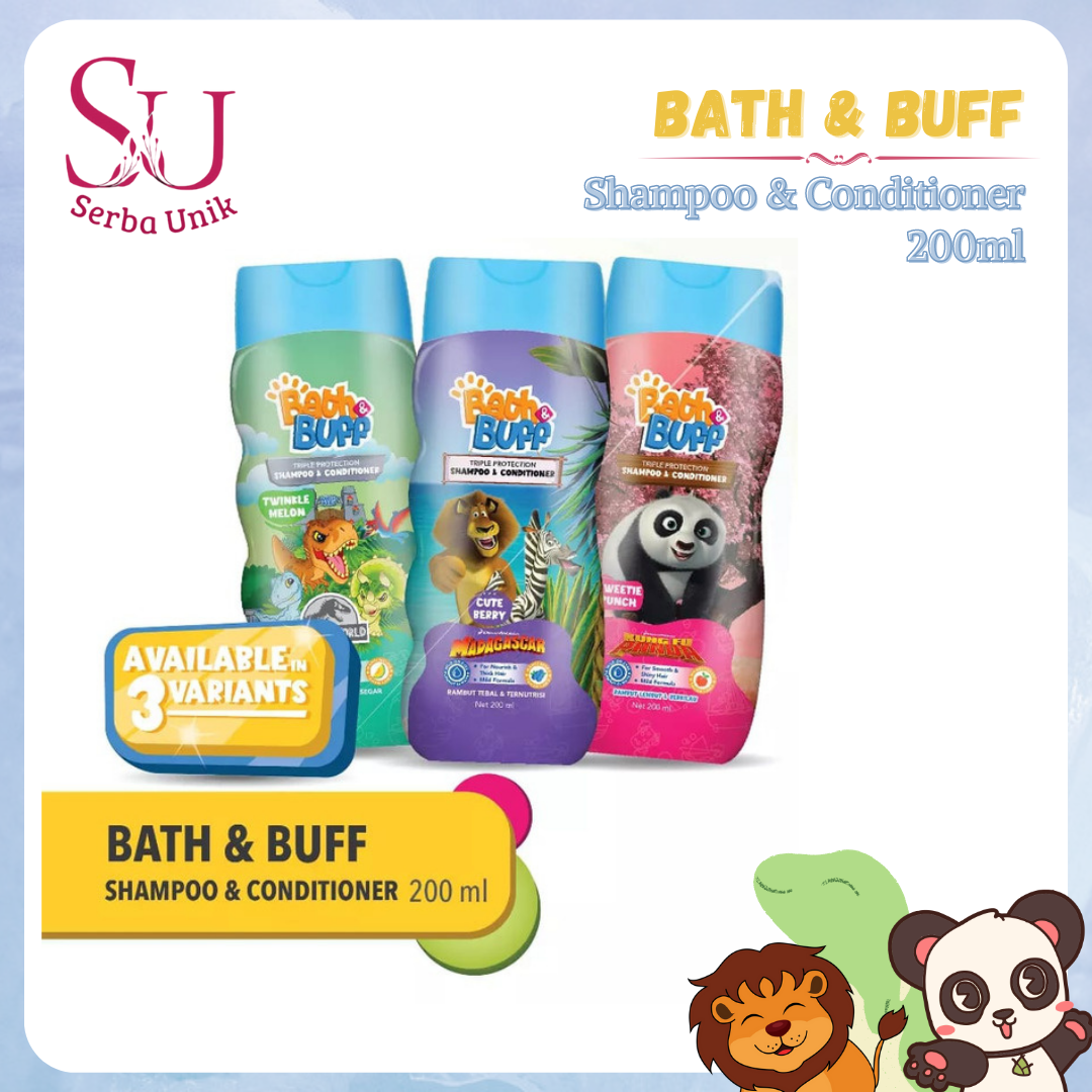 Bath &amp; Buff Shampoo and Conditioner 200ml