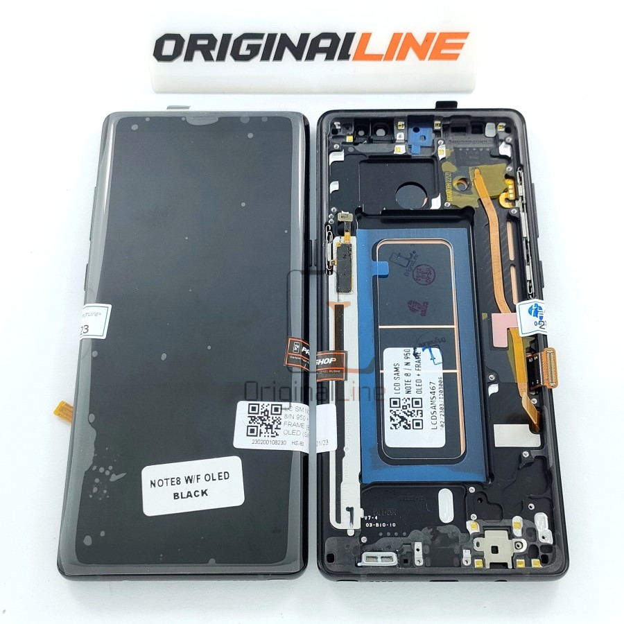 LCD + FRAME 1 SET KOMPATIBEL UNTUK SAMSUNG NOTE 8 / N950 OLED