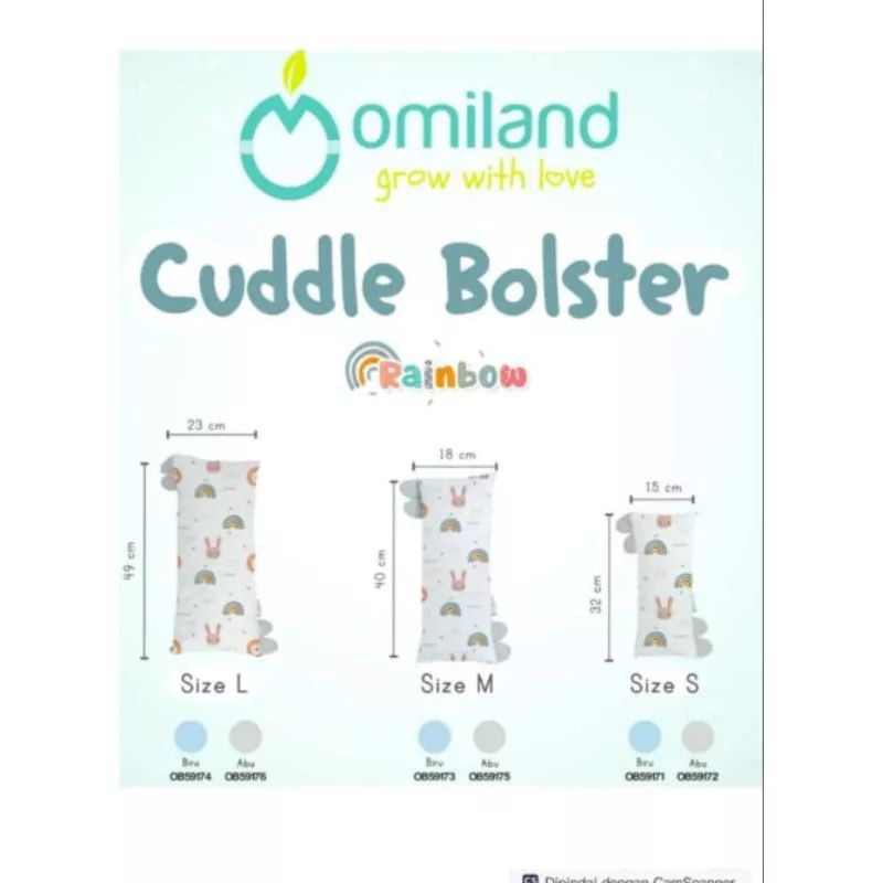 Omiland Hug Bolsters Rainbow Series