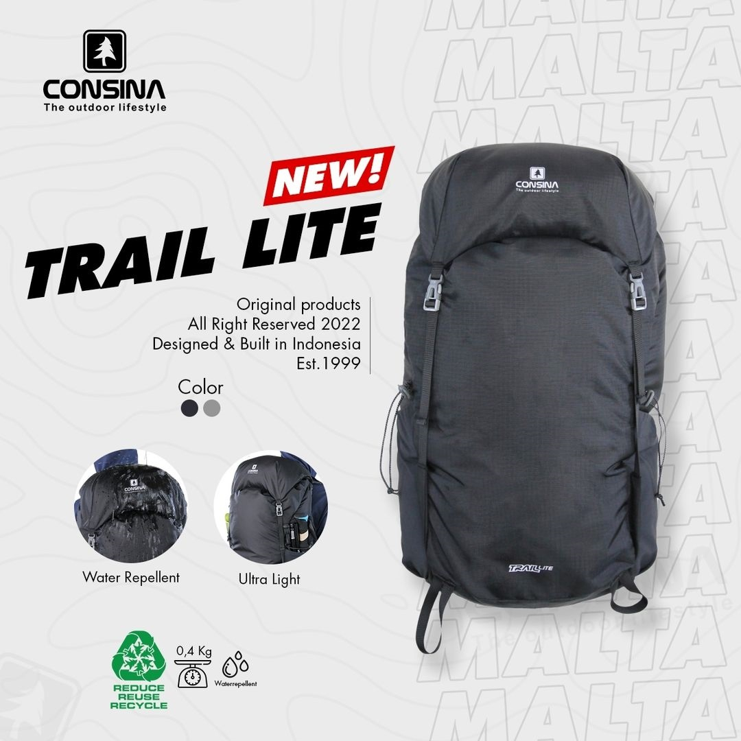 TAS ULTRA LITE 40L CONSINA - TRAIL LITE - Tas Gunung Consina