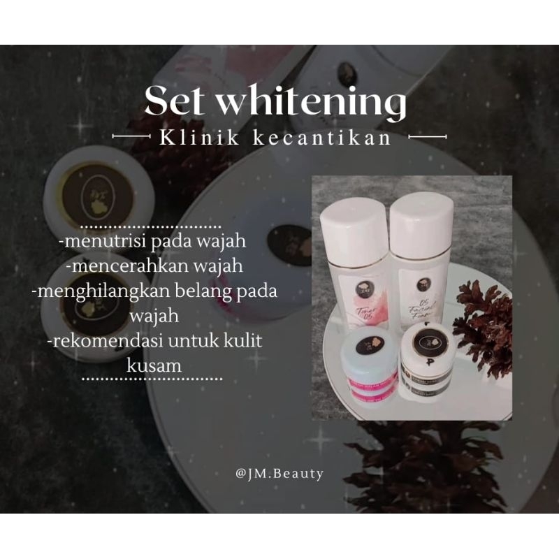 JMB JM Beauty Paket Set Whitening - Set Whitening JMB Jm Beauty - free gift - JMB SIDOARJO - JM BEAU