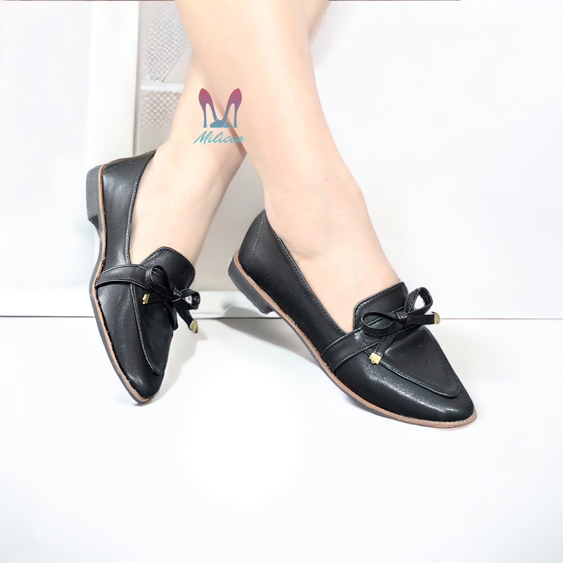 Milicca sepatu flat shoes wanita kasual kekinian adisa