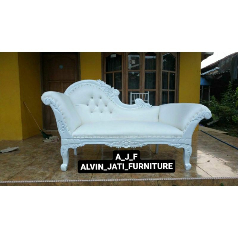 Kursi Lois miring/sofa pelaminan/kursi dekorasi/Sofa Lois/kursi wedding