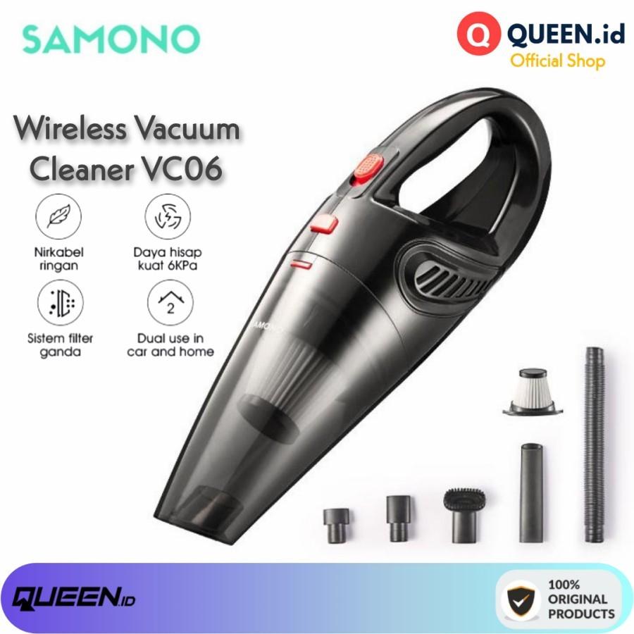 Samono SW VCD 06 Wireless Vacum Cleaner Penyedot Debu Car Mobil 6 Kpa