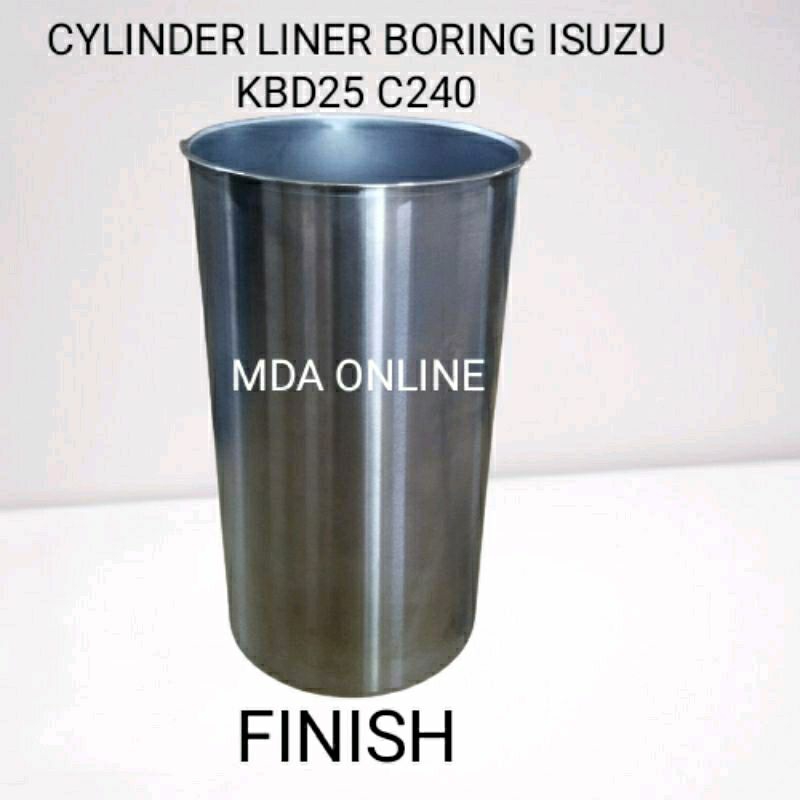 CYLINDER LINER BORING FURING ISUZU KBD25 C240 FINISH