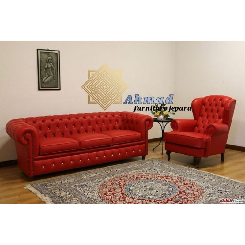 SOFA TAMU SET SOFA CHESTERFIELD