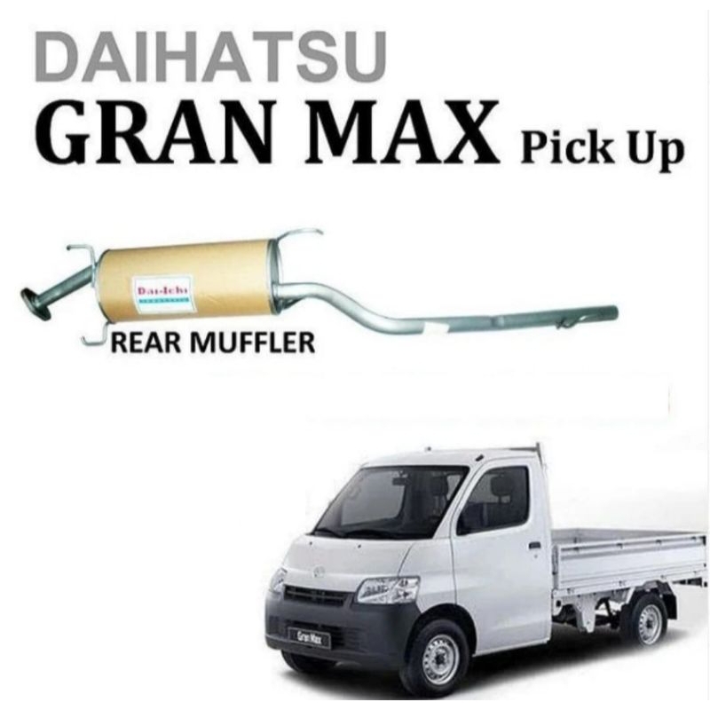 Knalpot Granmax pick up, grandmax grand max, pipa tabung