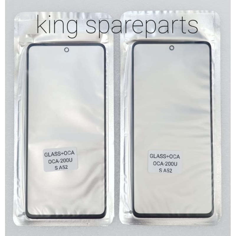 KACA GLASS LCD + LEM OCA SAMSUNG GALAXY A52 A525 A525F