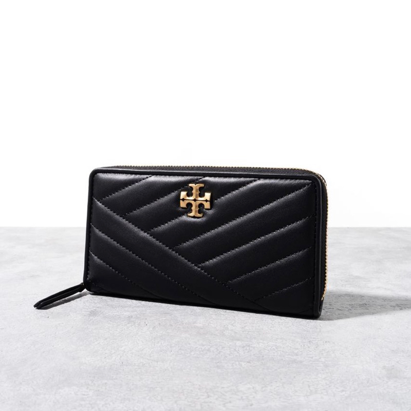 TORY BURCH TB Kira Chevron Zip Continental Long Wallet
