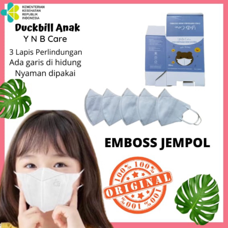 MASKER DUCKBILL ANAK MOTIF ISI 10 PCS/PACK 3PLY PREMIUM PACK