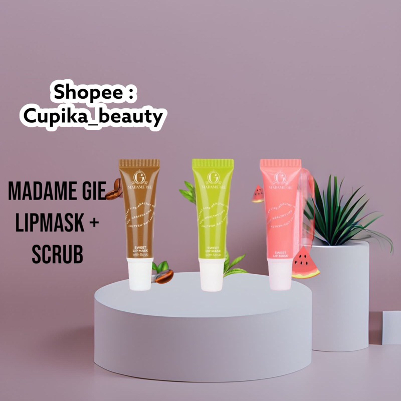 &lt;ci.x&gt; madame gie sweet lip mask + scrub ( lip scrub ) - madame gie lip mask serum