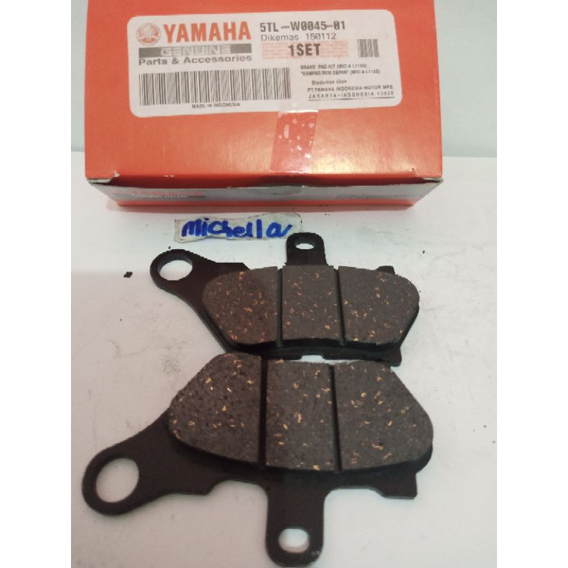 Dispad depan Mio lama/kampas rem depan Mio lama (5TL)