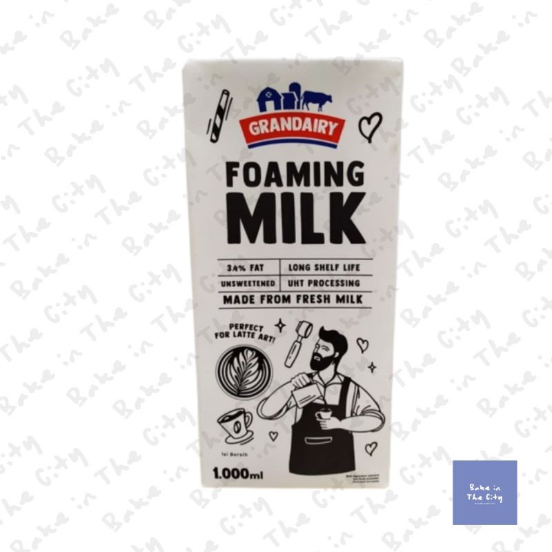 

Susu UHT Grandairy Foaming Milk - 1Lt