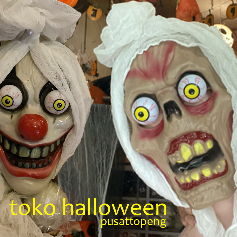 topeng hantu indonesia pocong zombie