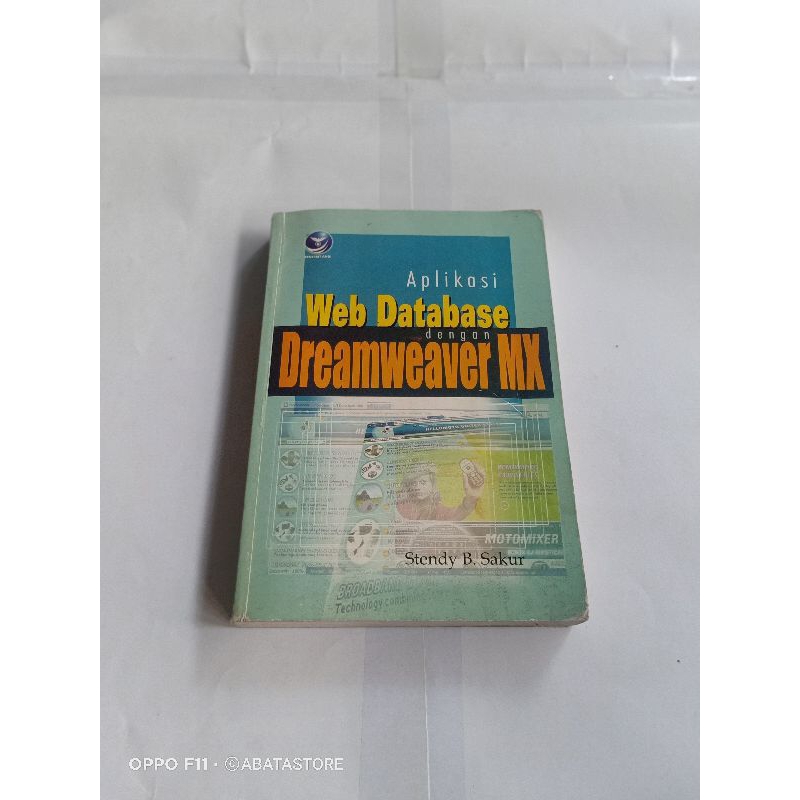 BUKU APLIKASI WEB DATABASE DENGAN DREAMWEAVER MX STENDY B SAKUR