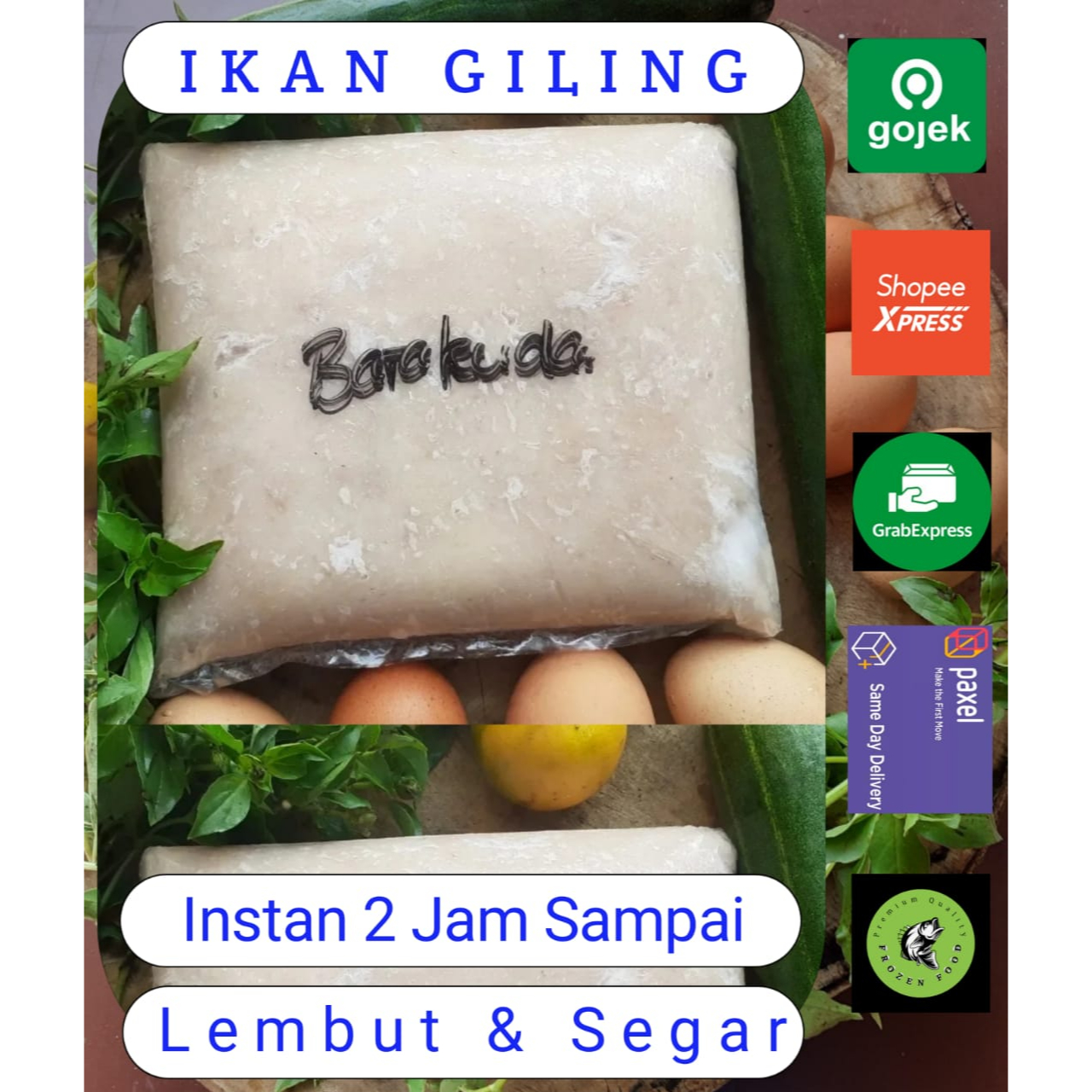 

Ikan BARAKUDA Giling SUPPER 1000 / Ikan BARAKUDA Giling /bahanpempek/bahansiomay/barakudasuper