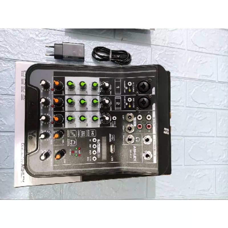Mixer Ashley SM 402 SM402  Bluetooth USB Soundcard original Ashley