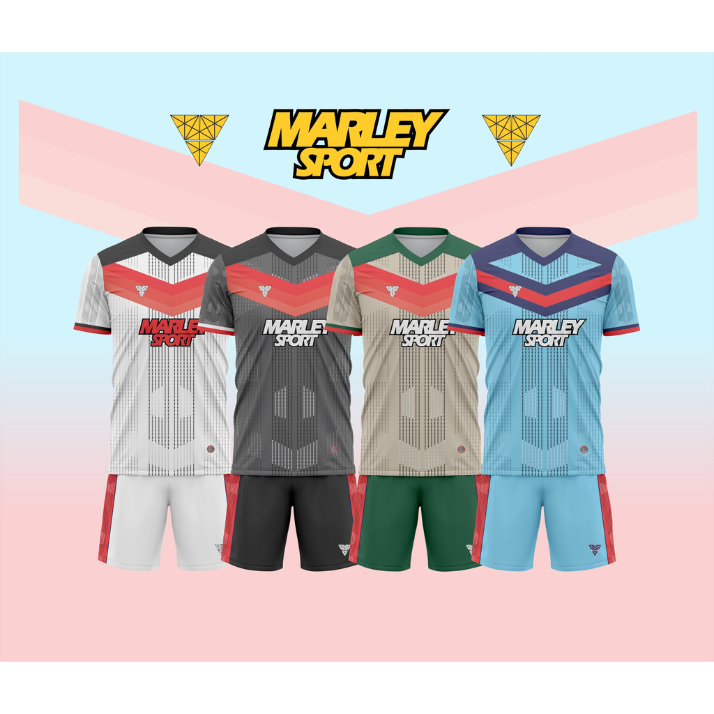 Baju Futsal Costum Printing Jersey Bola Full Printing Gratis Nama dan Angka Baju Bola Costum Printin