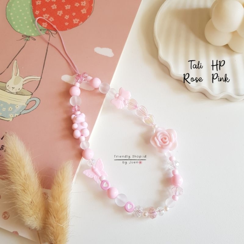 Gantungan Hp - Rose / Phone Strap / Tali Hp / Phone Charm / aksesories Hp