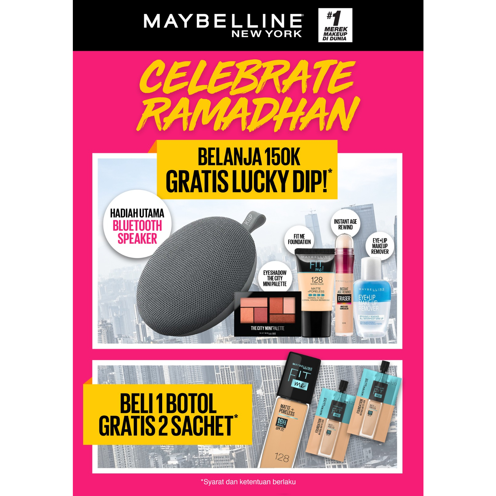 [GWP] MAYBELLINE LUCKY DIP