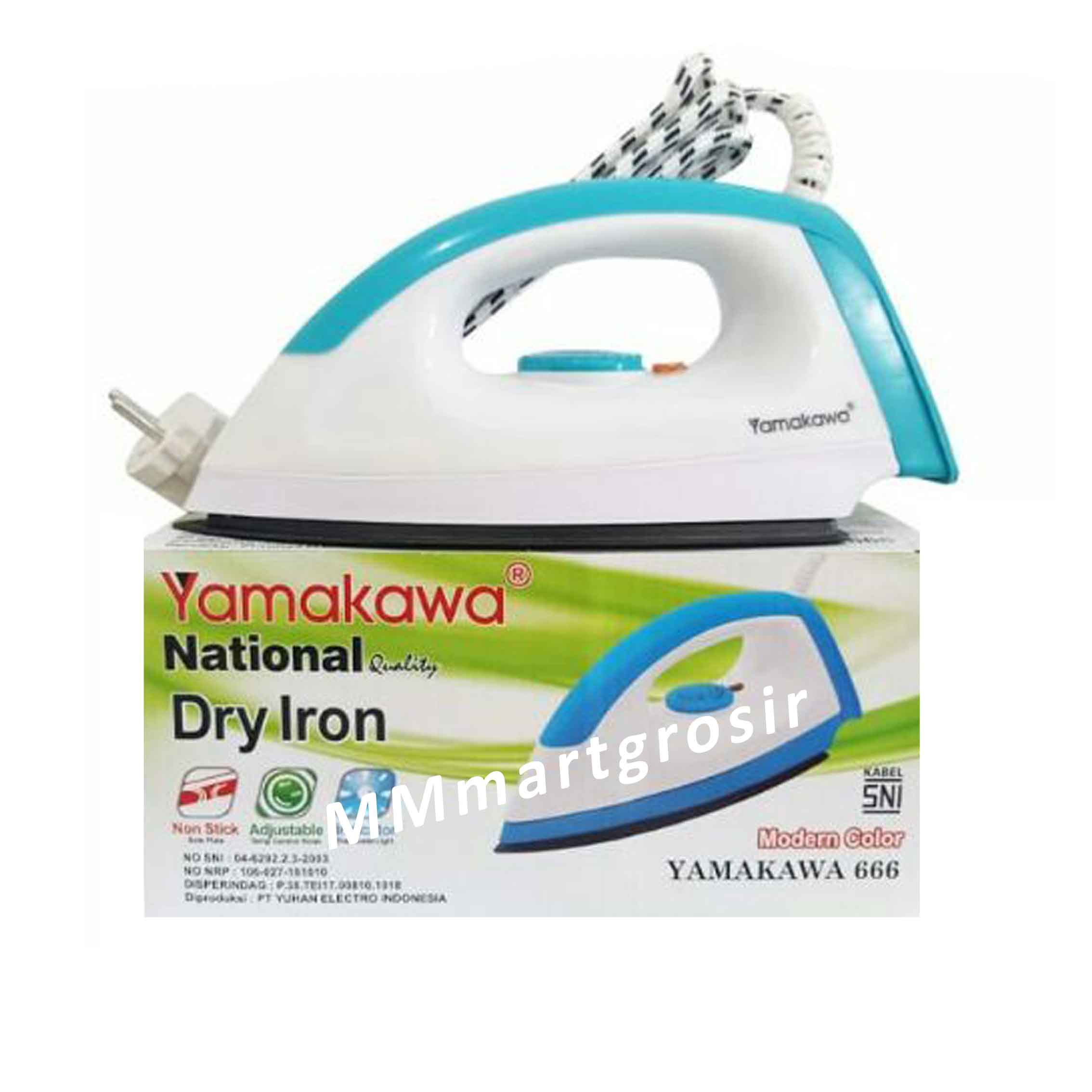 Yamakawa / National Dry Iron / Setrika Listrik / Gosokan Pakaian