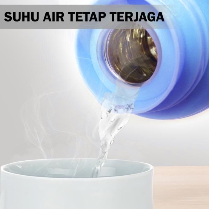 Termos Air Panas 2 L QME Thermos Vacumflask 2 Liter Termos Tahan Panas 2L