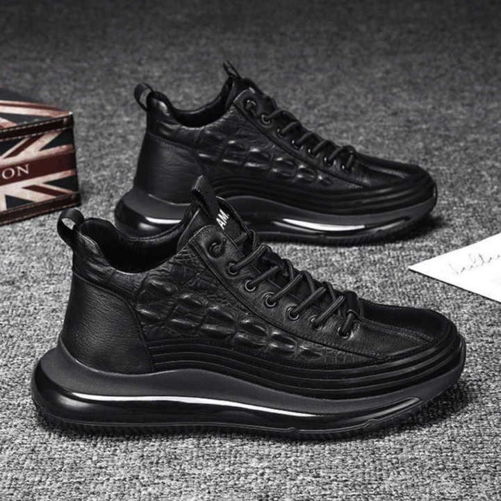 BSS - Sepatu Cowok Sneakers Croco Fashion Pria Motif Buaya Terbaru KINGyz