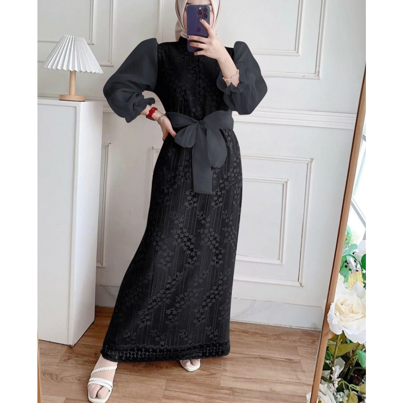 MX LUIS 4UKURAN FASHION MUSLIM WANITA / PAKAIAN PESTA / GAMIS / TRRLARIS