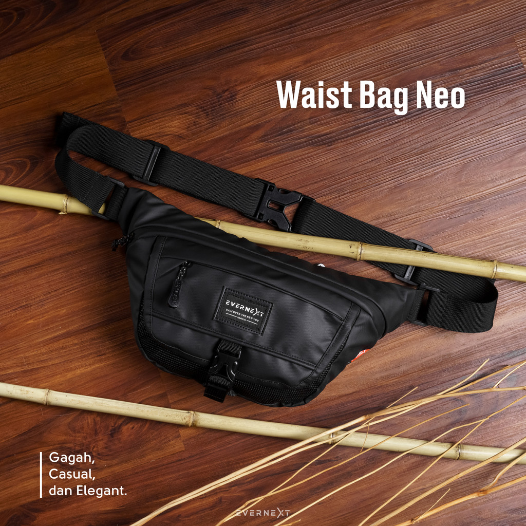 Waist Bag Waterproof Tas Selempang Pria Kasual Sling Bag WaistBag Selempang Pria Wanita Waterproof