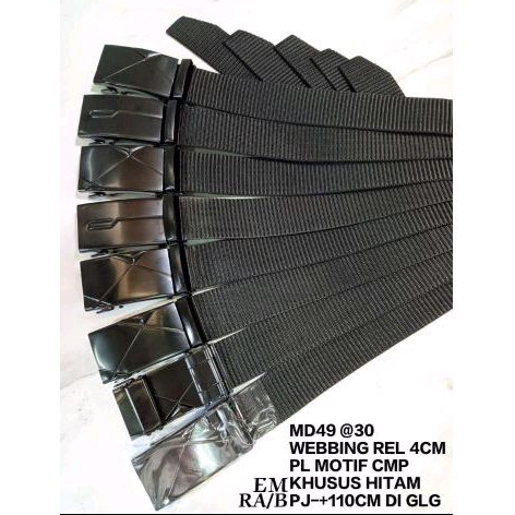 tali pingga rell kain/ sabuk kain jepit/sabuk pria murah