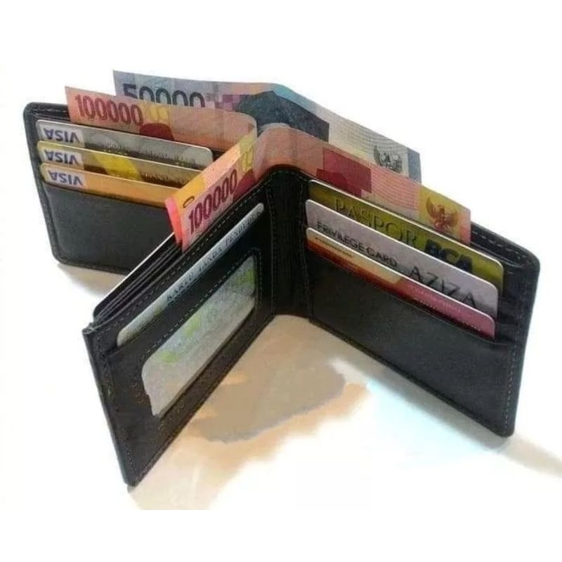 Dompet 3 dimensi pria kulit asli 100%