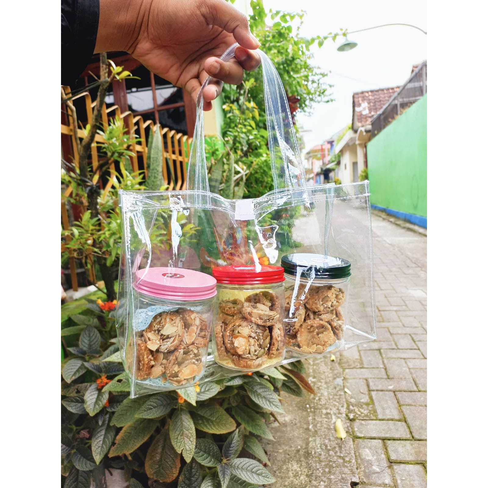 

P30xL10xT20 Goodie Bag Tas mika Hampers Transparan