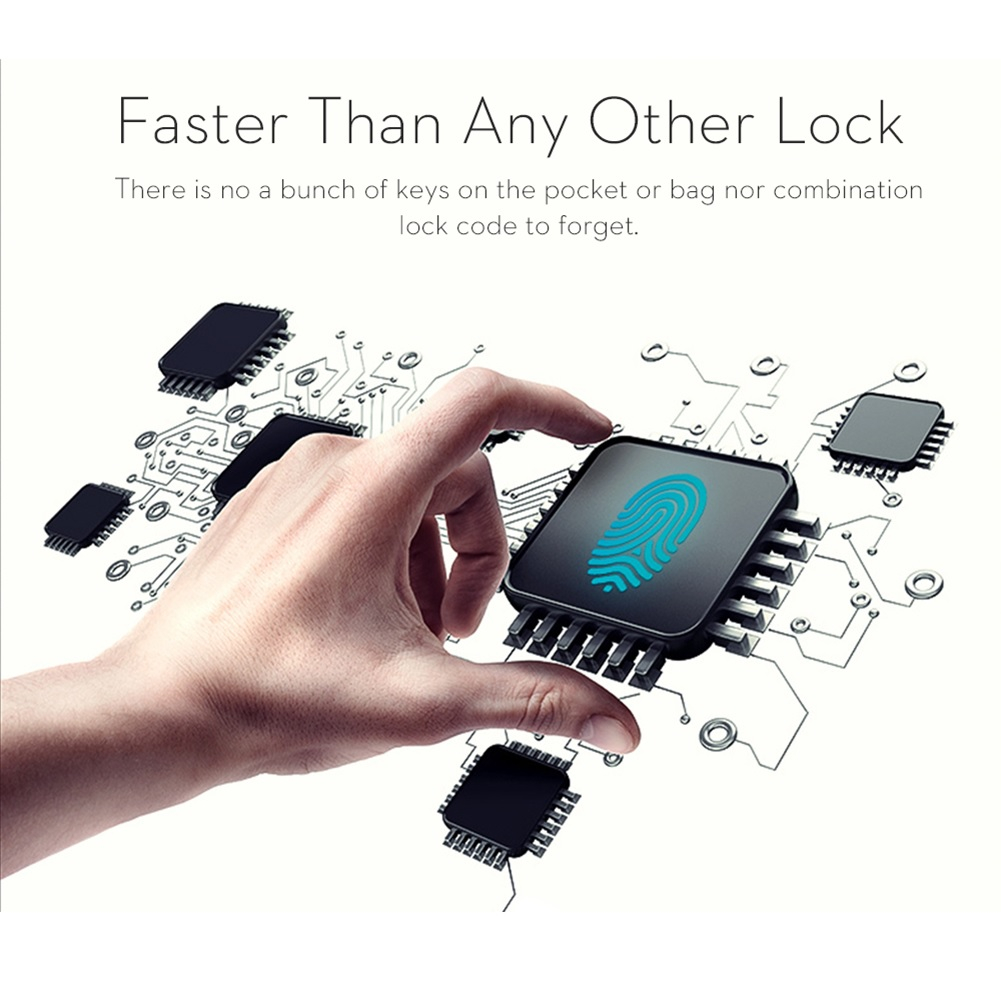 P22 - TUYA Smart Keyless APP Bluetooth Fingerprint Anti-Theft Padlock